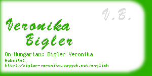 veronika bigler business card